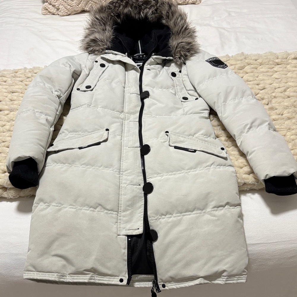 Noise Women's Fur-Trimmed Winter Coat XS